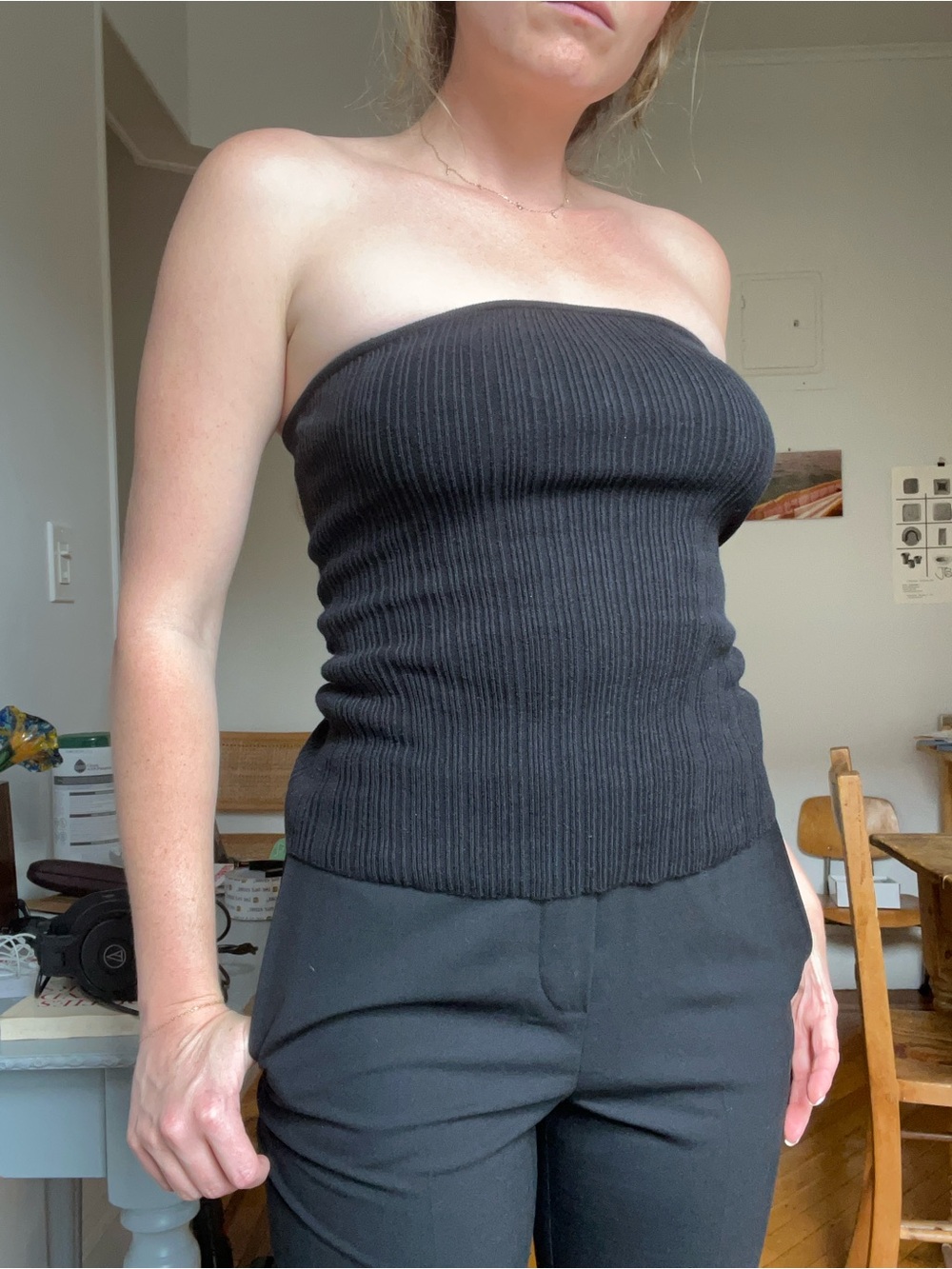 Vintage Dark grey wool trousers